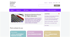 Desktop Screenshot of employerspensionsforum.co.uk
